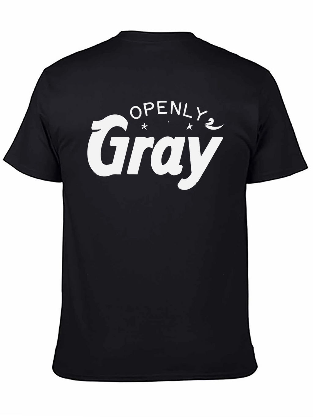 Openly Gray T-Shirt - Modern Graphic Tee
