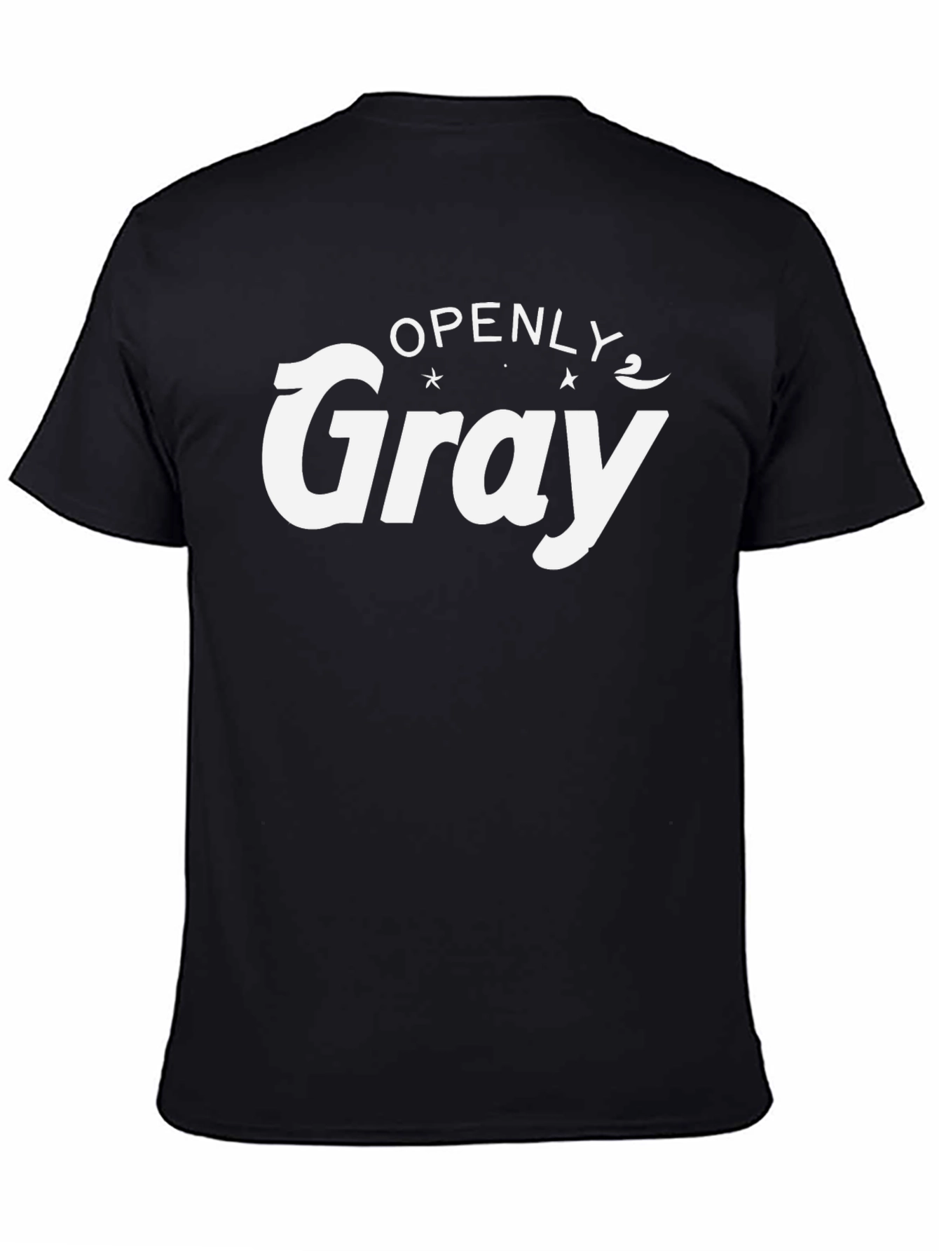 Openly Gray T-Shirt - Modern Graphic Tee