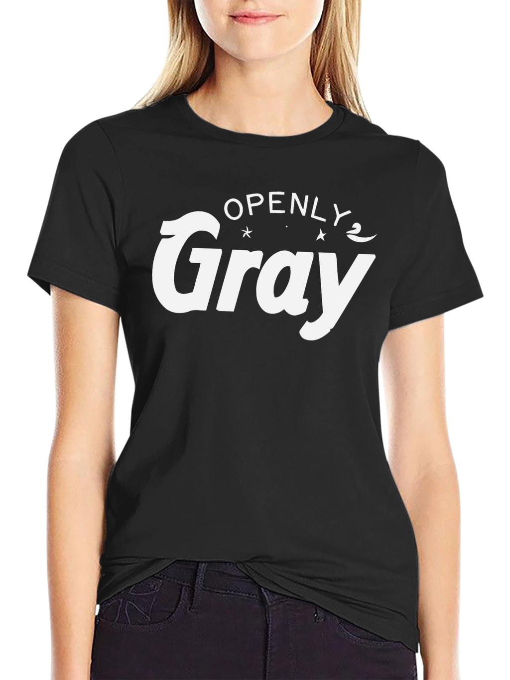 Openly Gray T-Shirt - Modern Graphic Tee