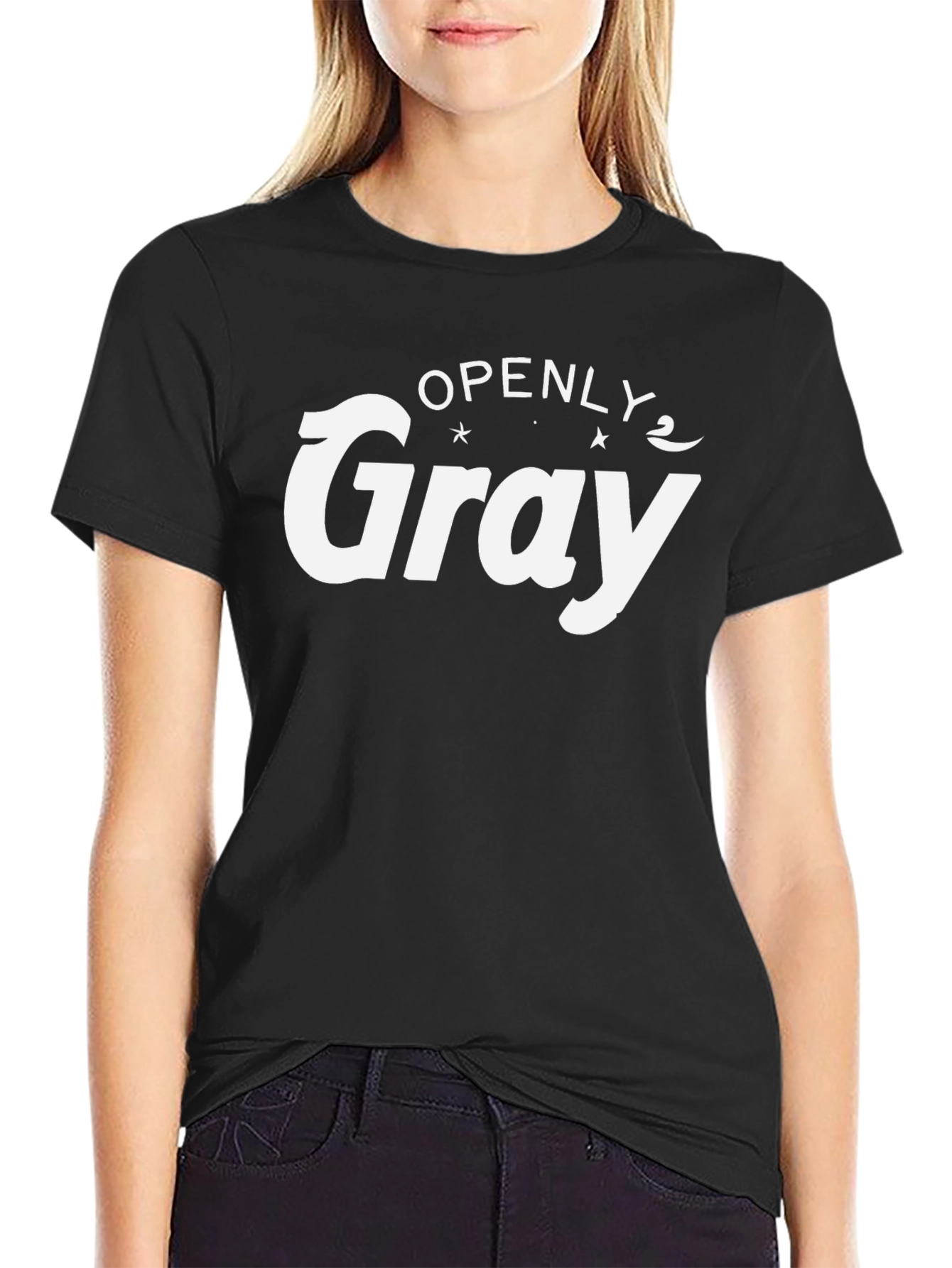 Openly Gray T-Shirt - Modern Graphic Tee