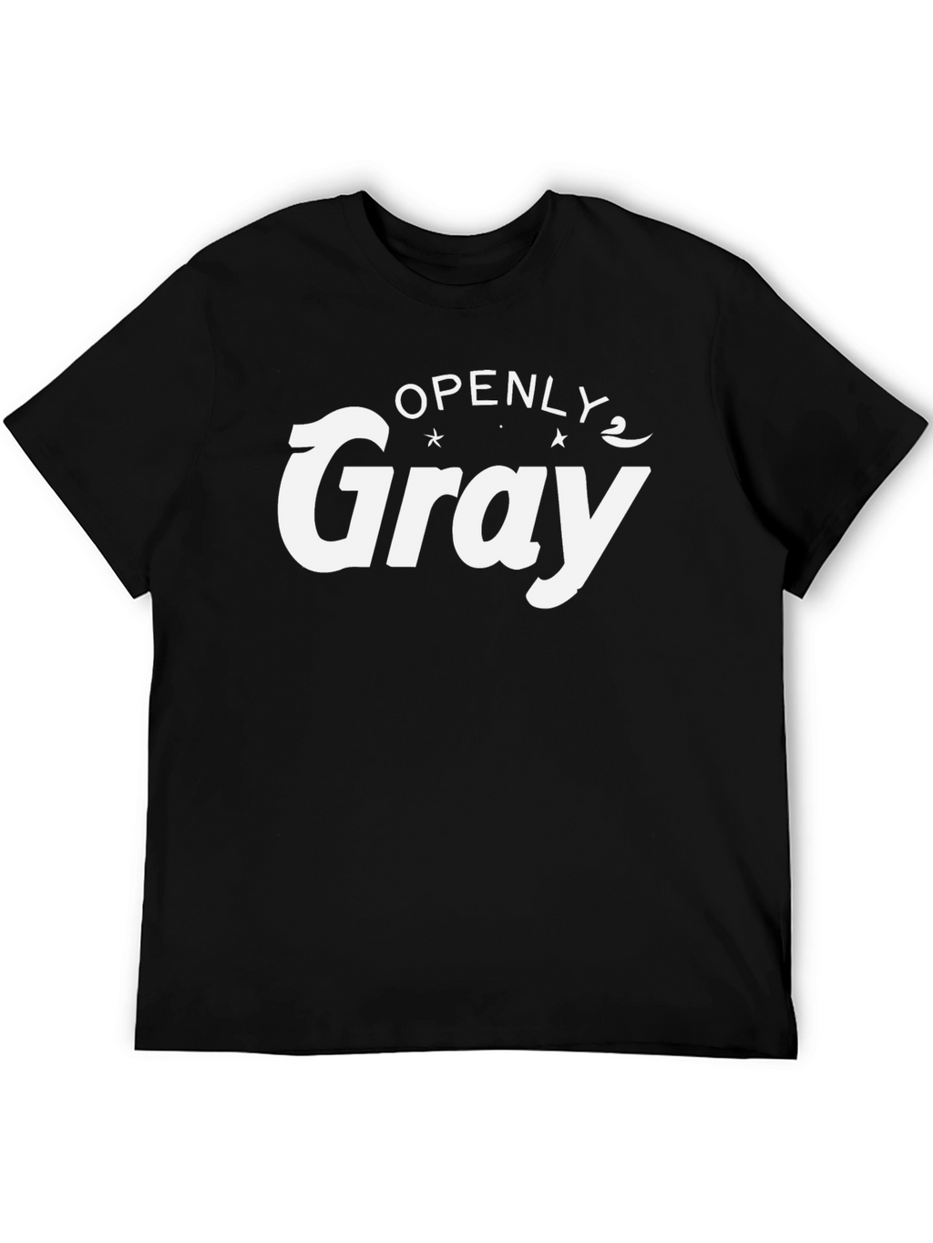 Openly Gray T-Shirt - Modern Graphic Tee