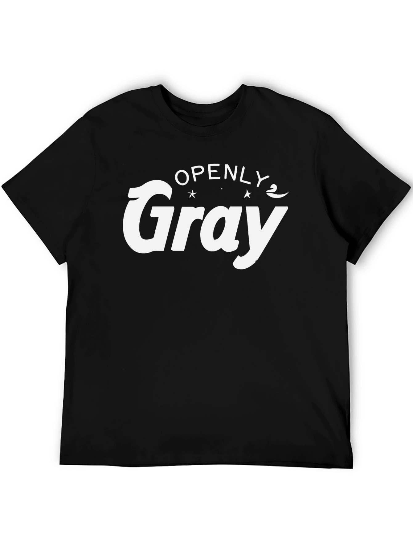 Openly Gray T-Shirt - Modern Graphic Tee