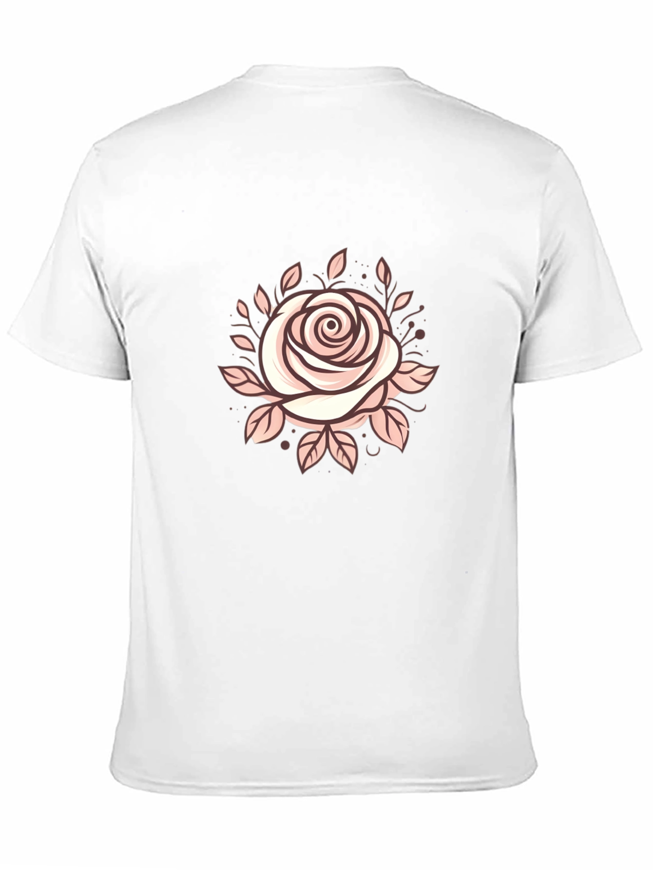 Rose Graphic T-Shirt - Stylish Floral Design