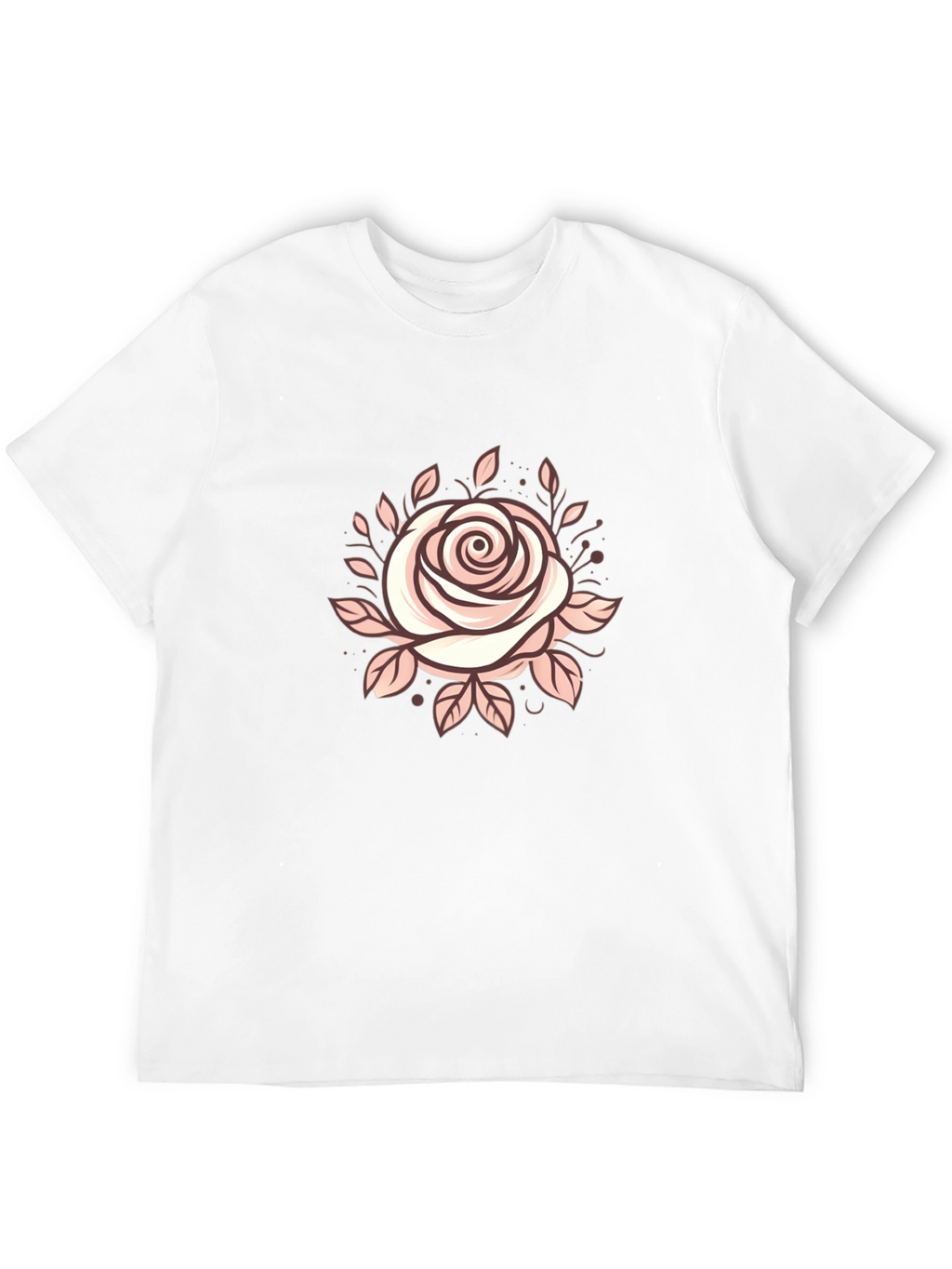 Rose Graphic T-Shirt - Stylish Floral Design