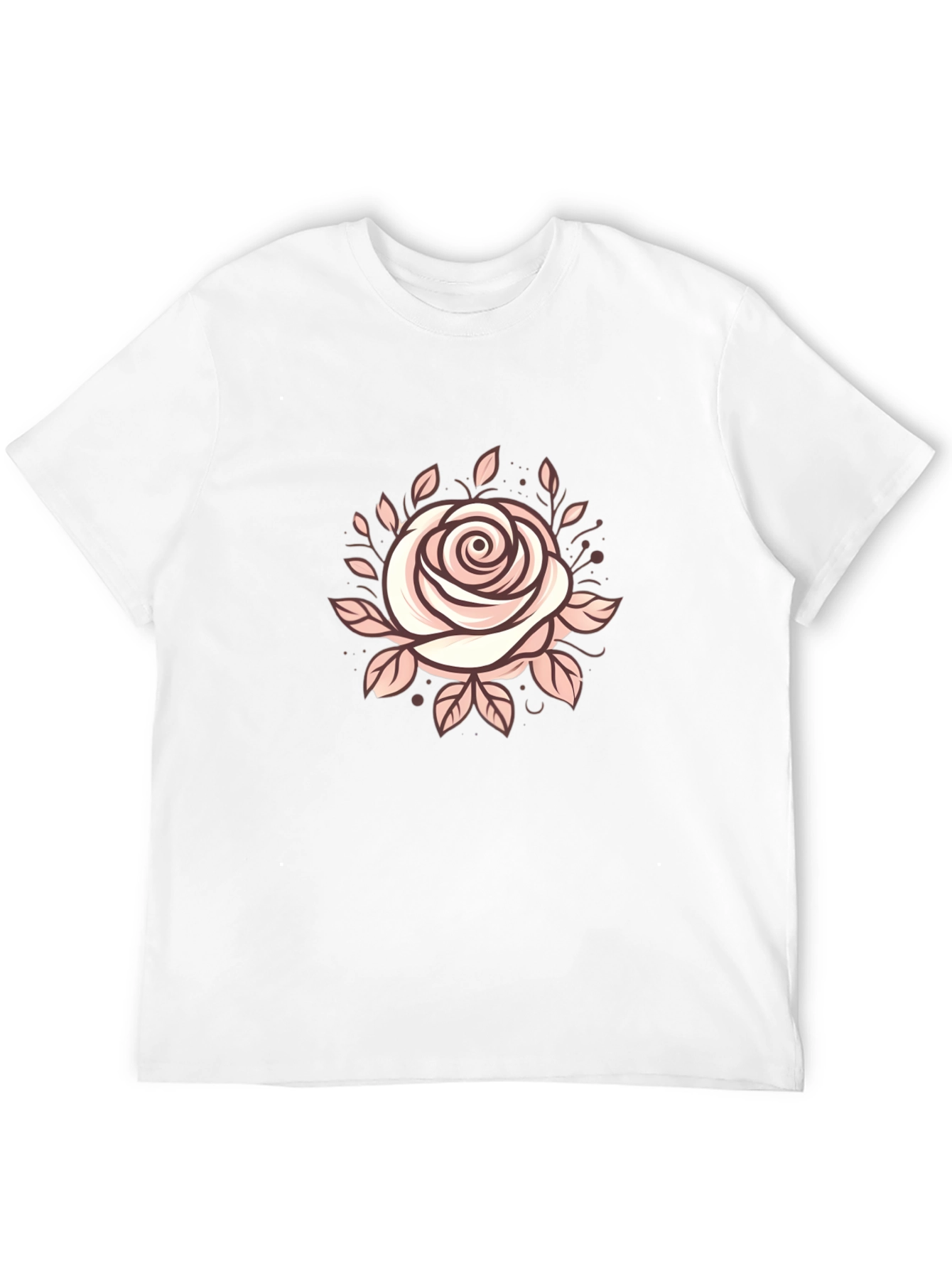 Rose Graphic T-Shirt - Stylish Floral Design