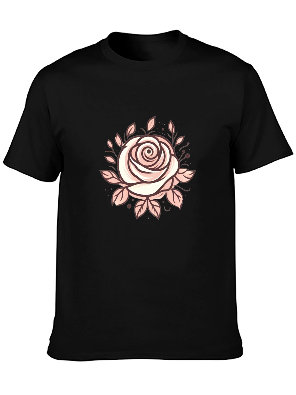 Rose Graphic T-Shirt - Stylish Floral Design