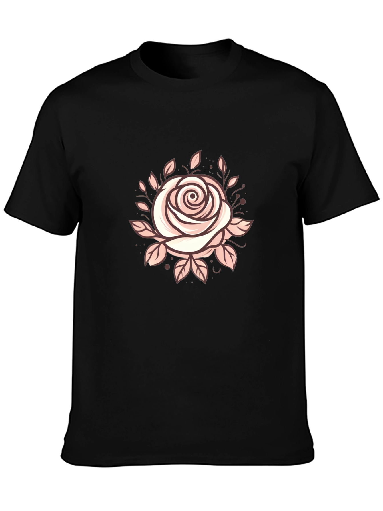 Rose Graphic T-Shirt - Stylish Floral Design
