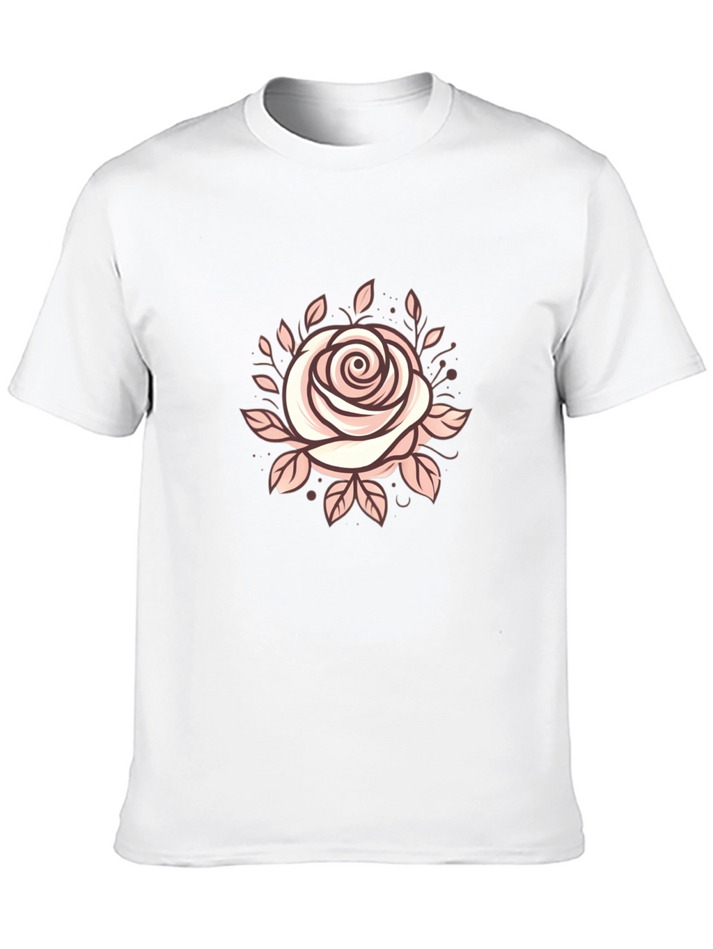 Rose Graphic T-Shirt - Stylish Floral Design