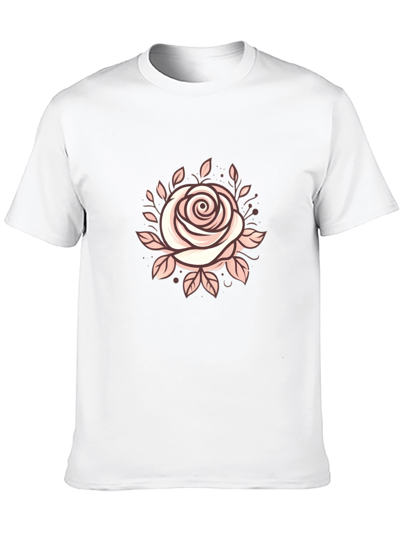 Rose Graphic T-Shirt - Stylish Floral Design