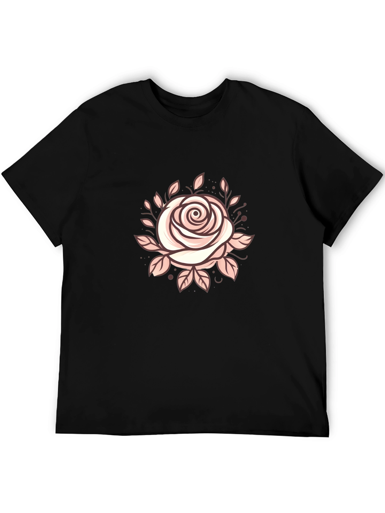 Rose Graphic T-Shirt - Stylish Floral Design