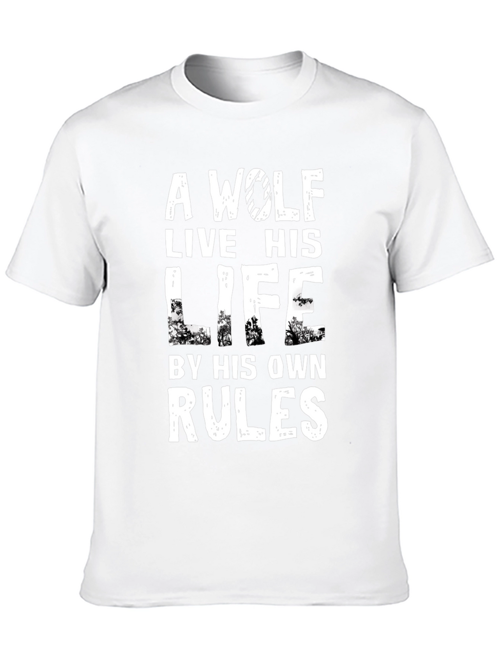 Wolf Rules T-Shirt - Live Your Life Your Way!