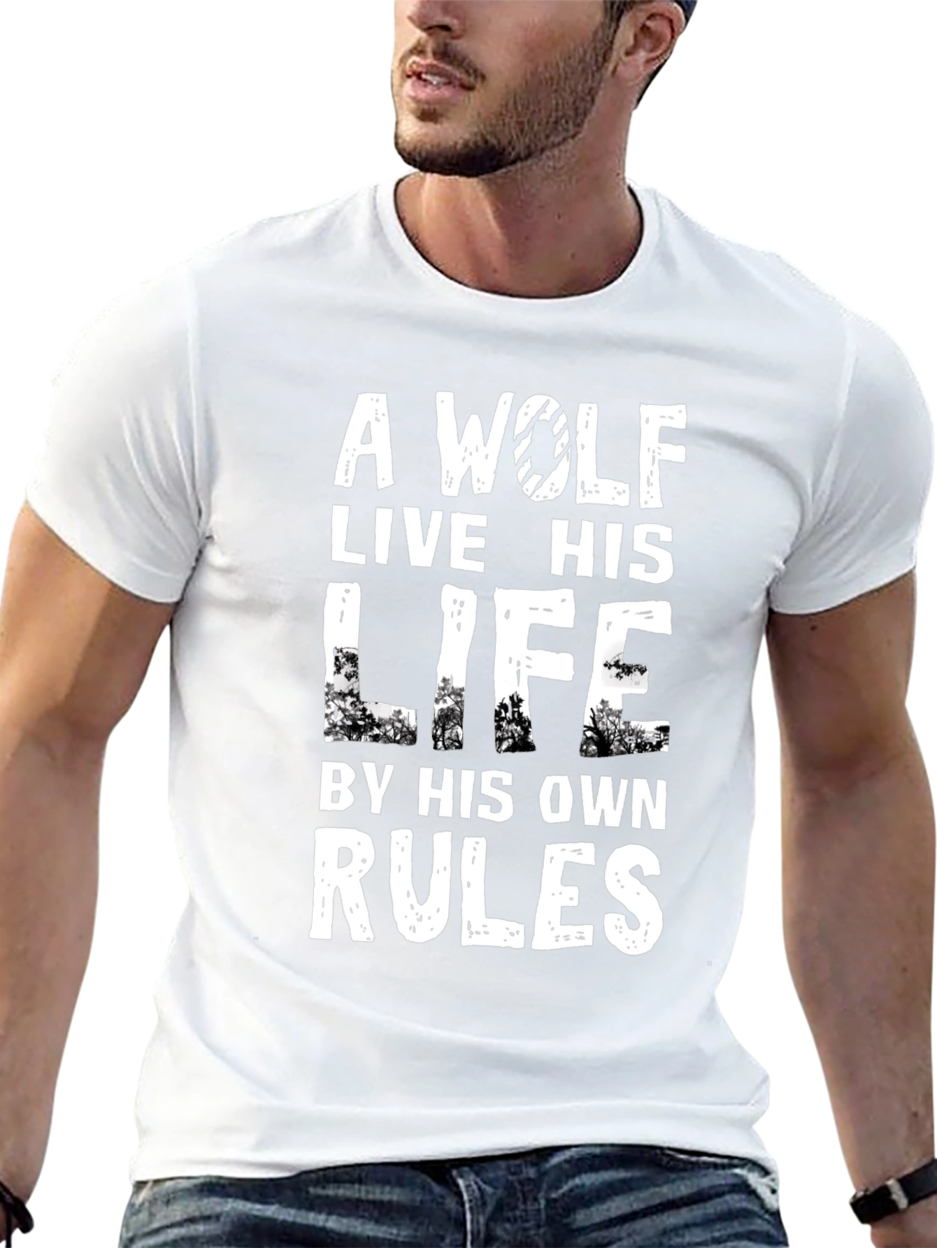 Wolf Rules T-Shirt - Live Your Life Your Way!
