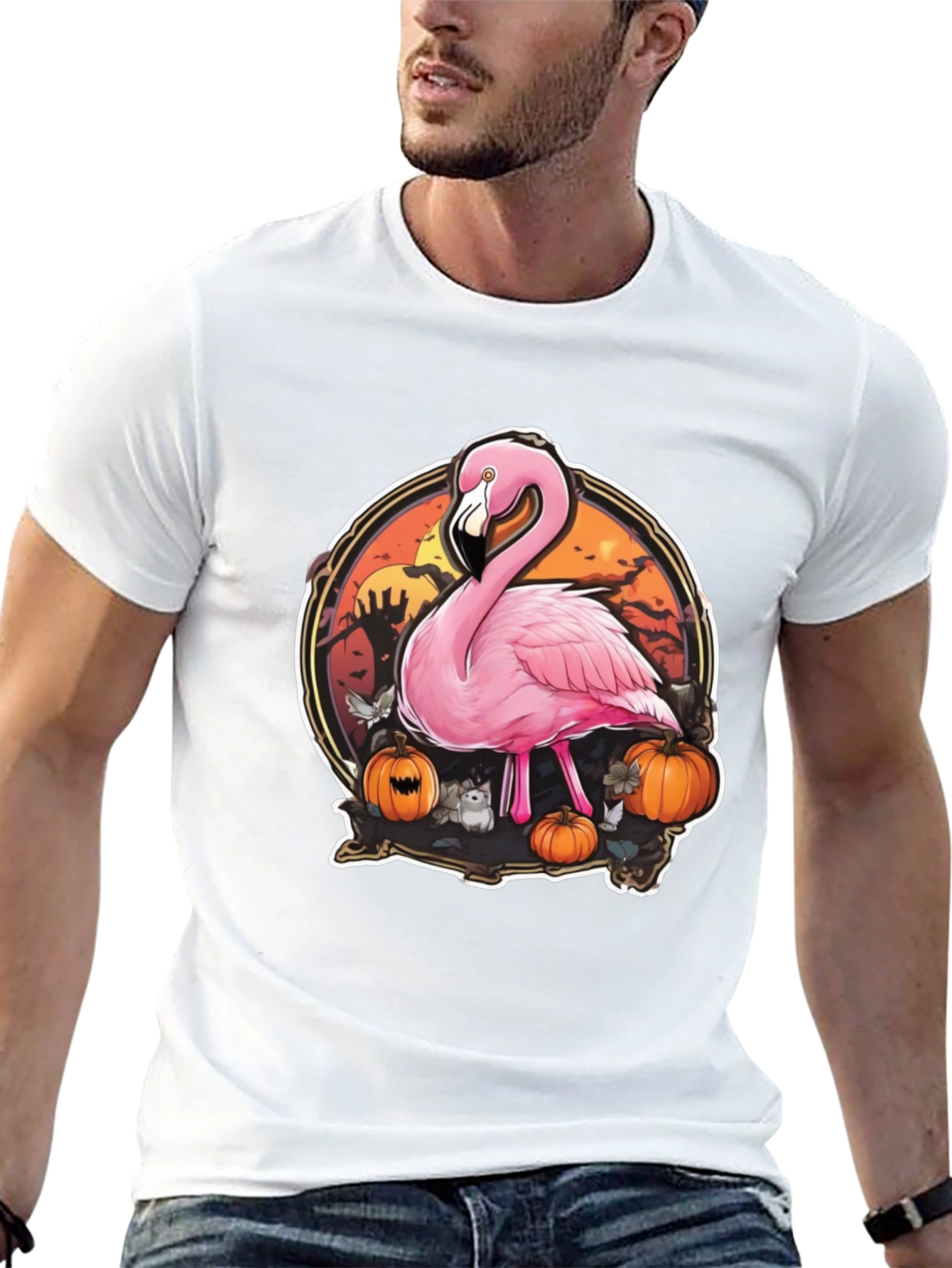 Halloween Flamingo T-Shirt - Spooky Season