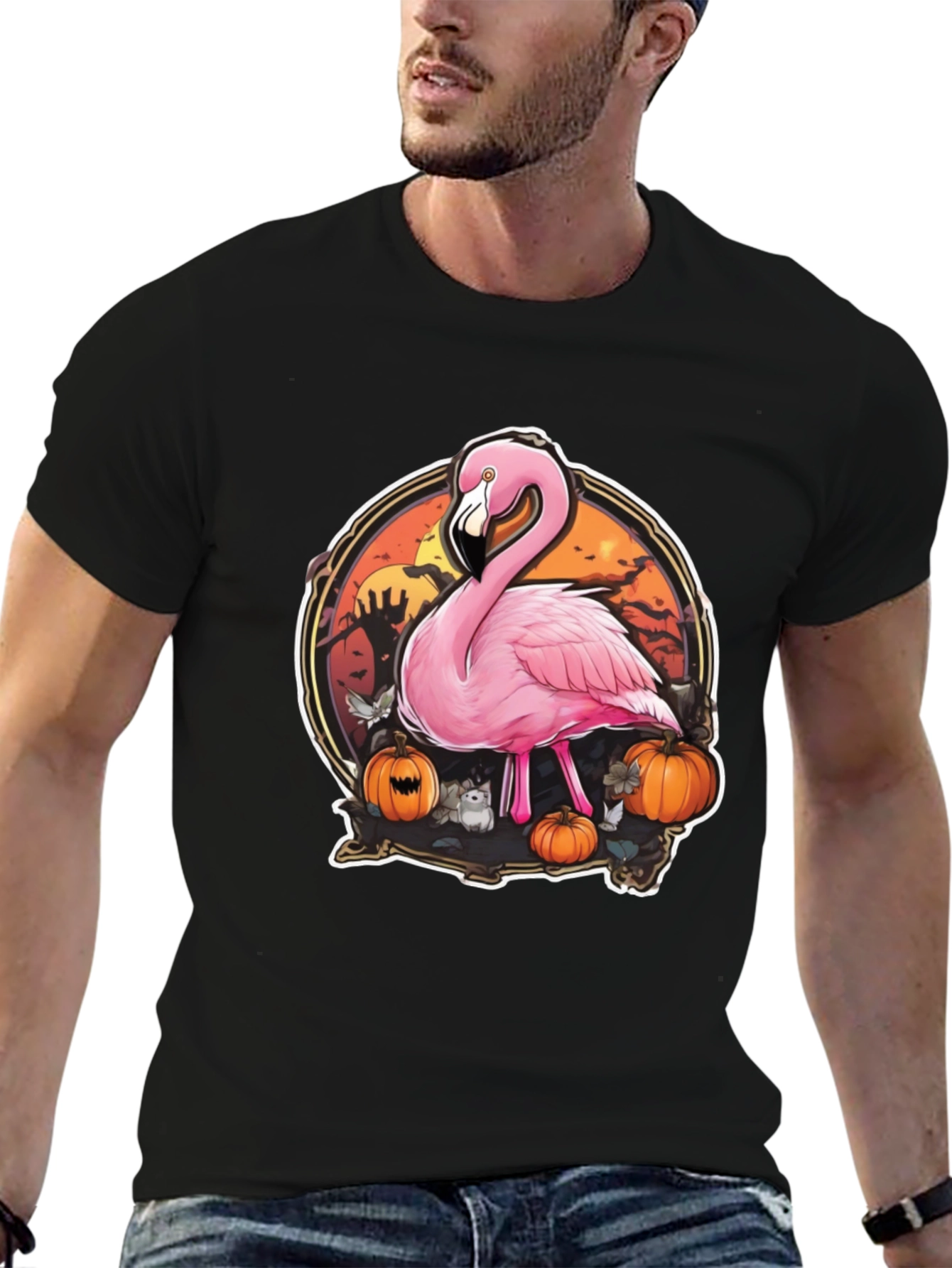 Halloween Flamingo T-Shirt - Spooky Season