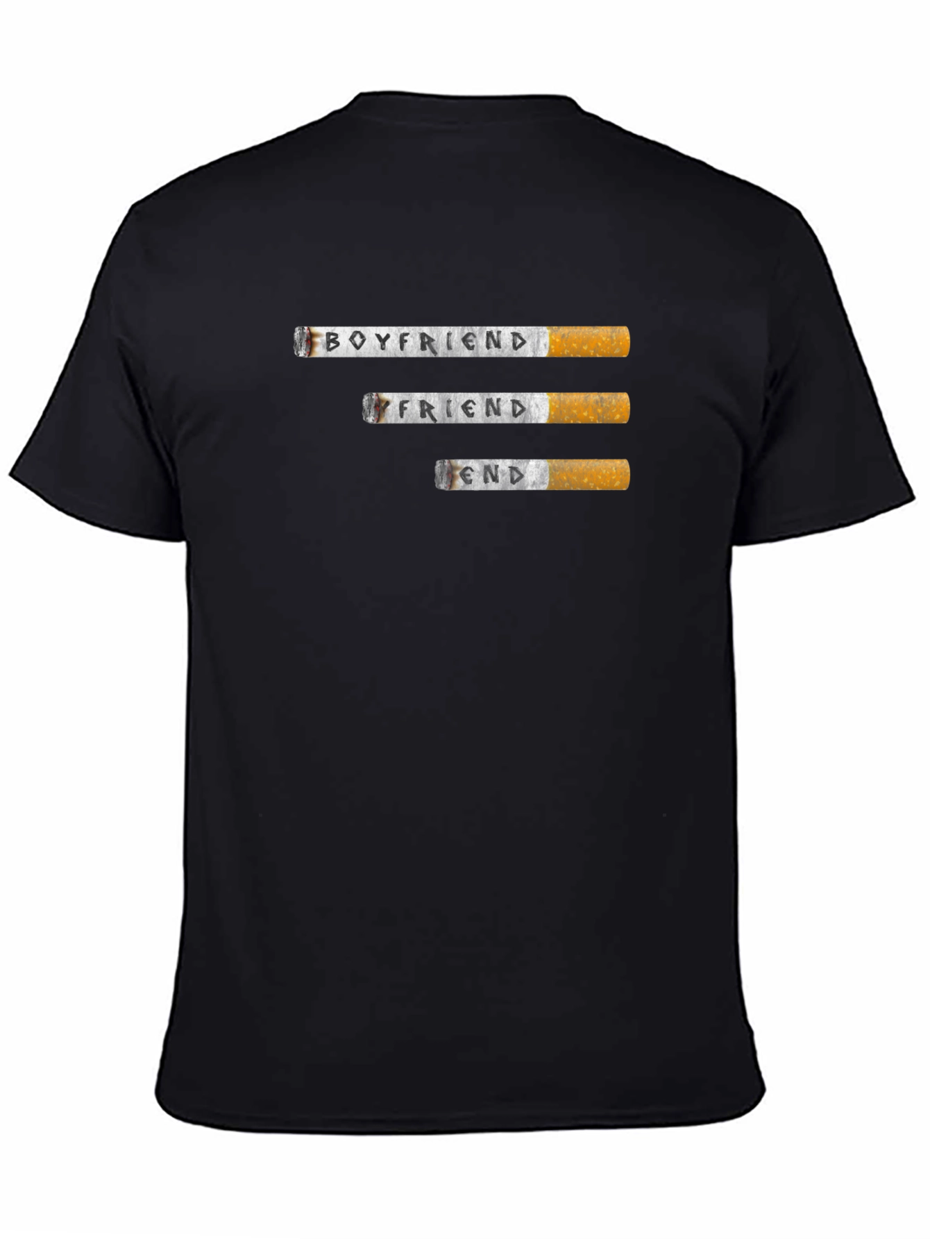 Boyfriend Friend End Cigarette T-Shirt - Graphic Tee
