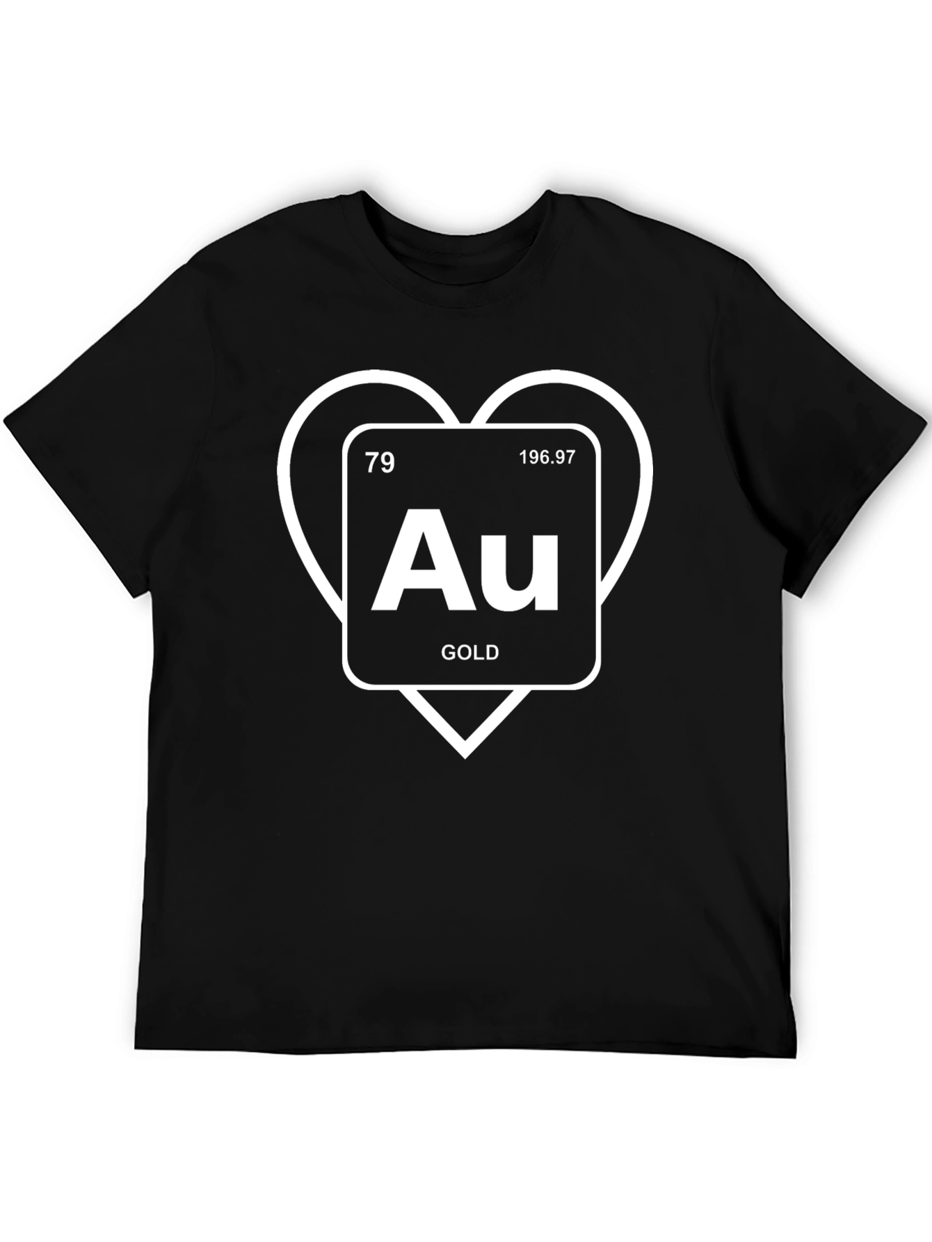 I Heart Gold Periodic Table T-Shirt