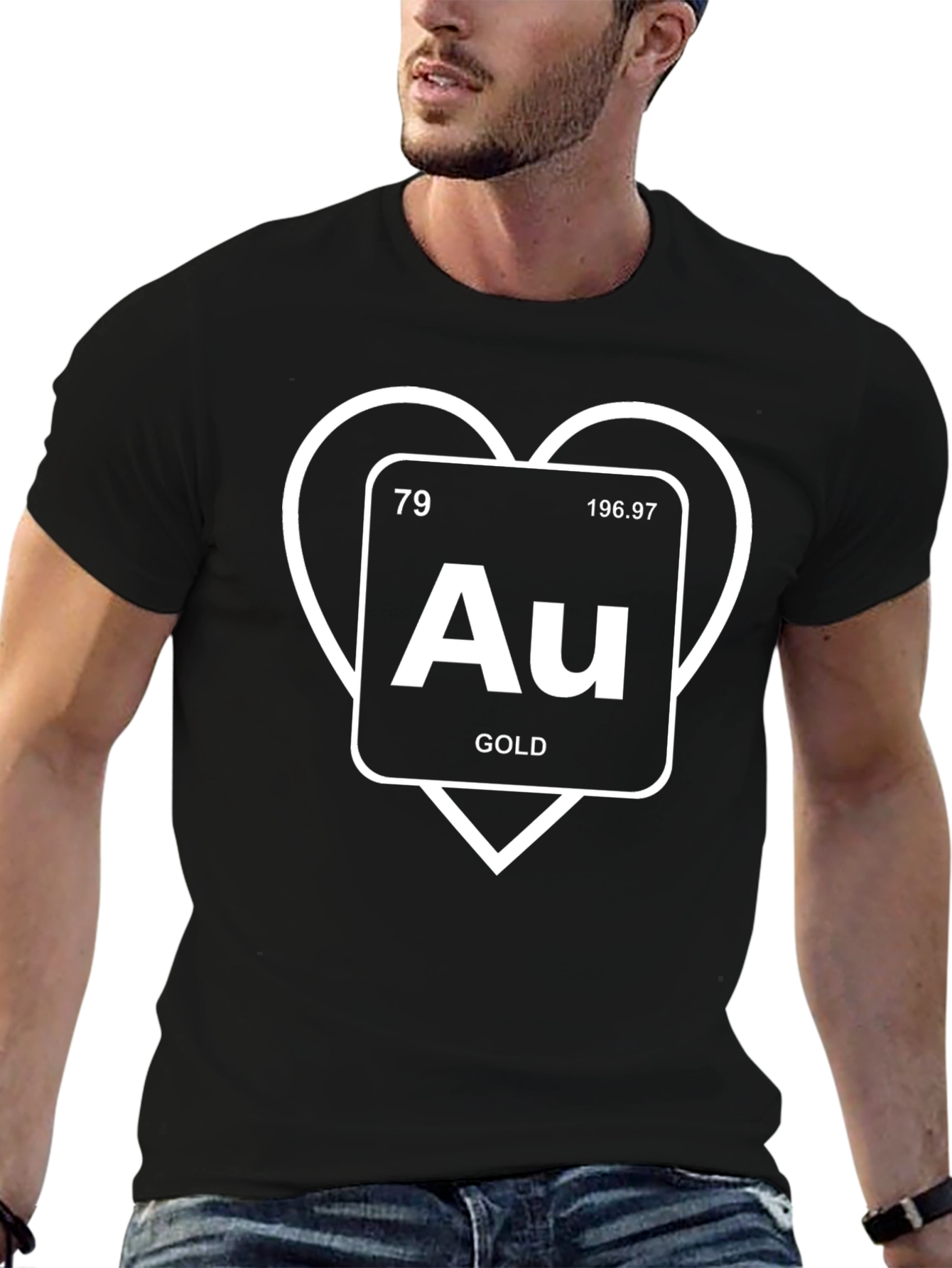 I Heart Gold Periodic Table T-Shirt