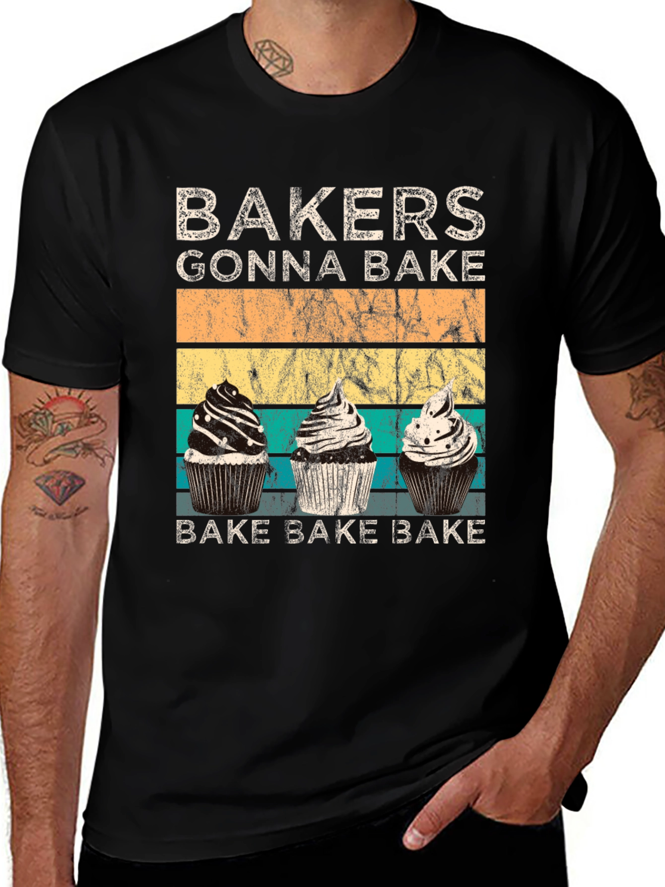 Bakers Gonna Bake Cupcake T-Shirt