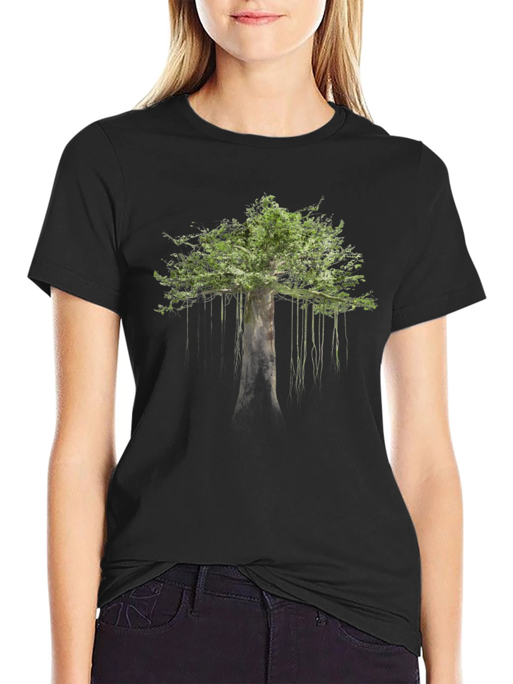 Banyan Tree Graphic Tee - Nature Inspired T-Shirt