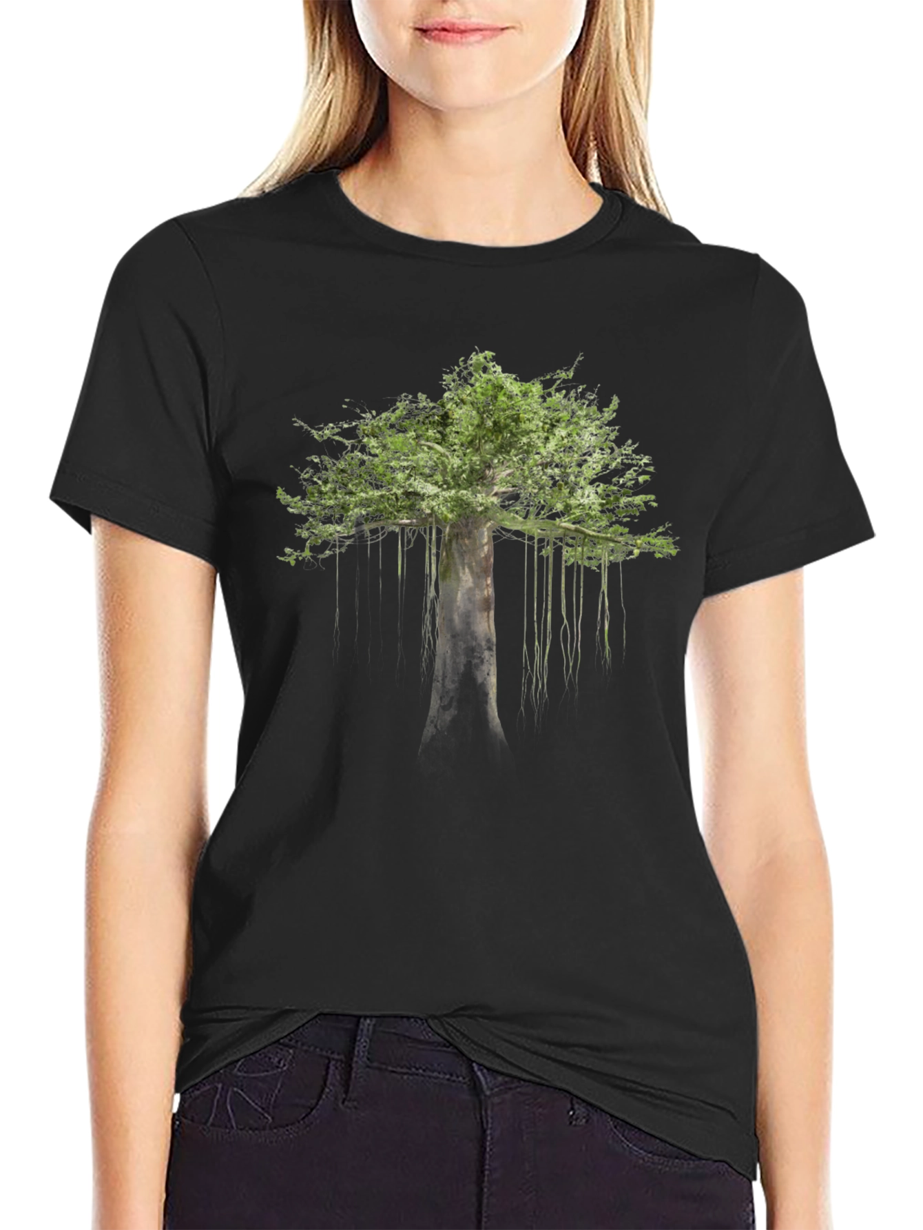 Banyan Tree Graphic Tee - Nature Inspired T-Shirt