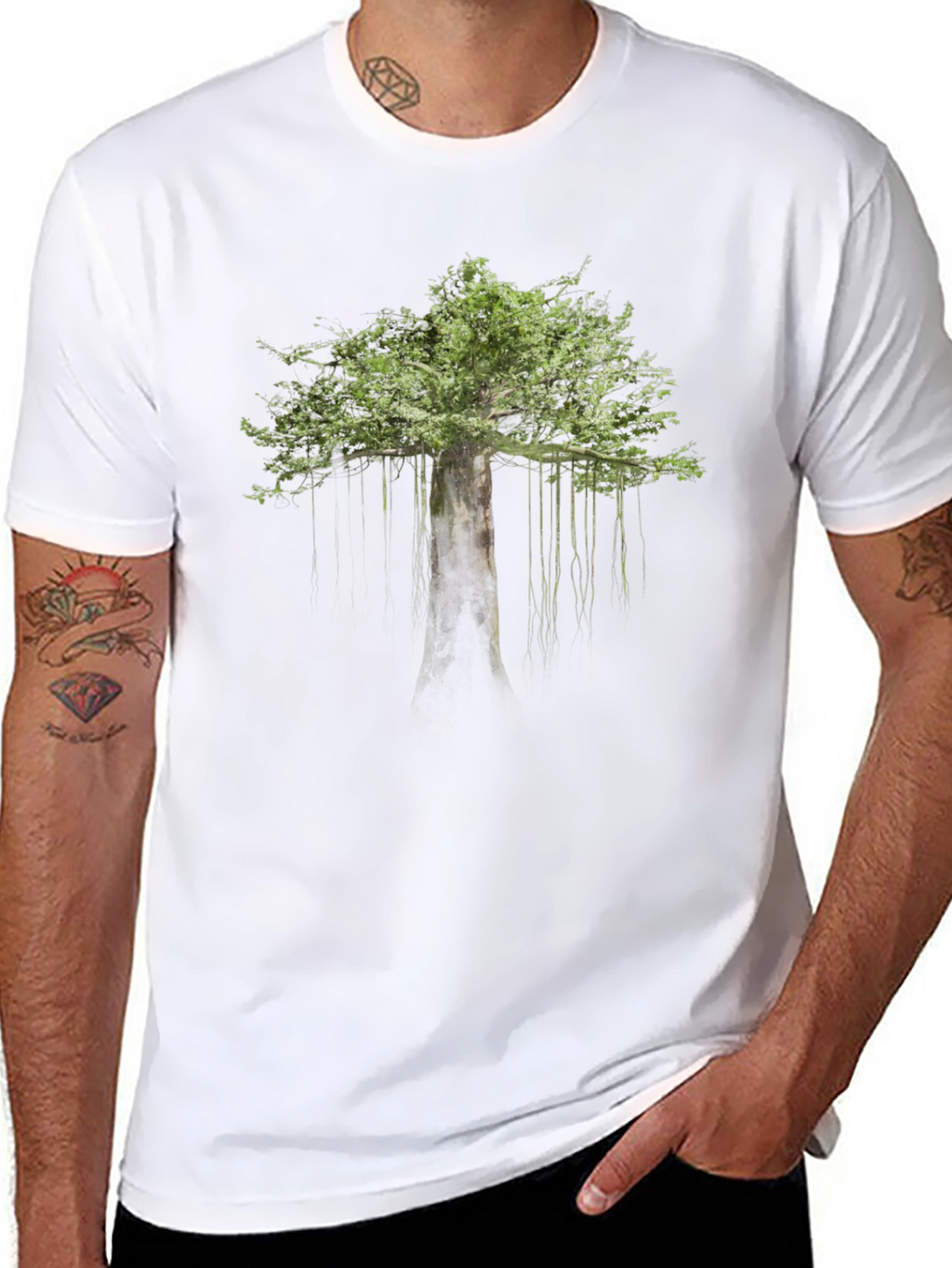Banyan Tree Graphic Tee - Nature Inspired T-Shirt