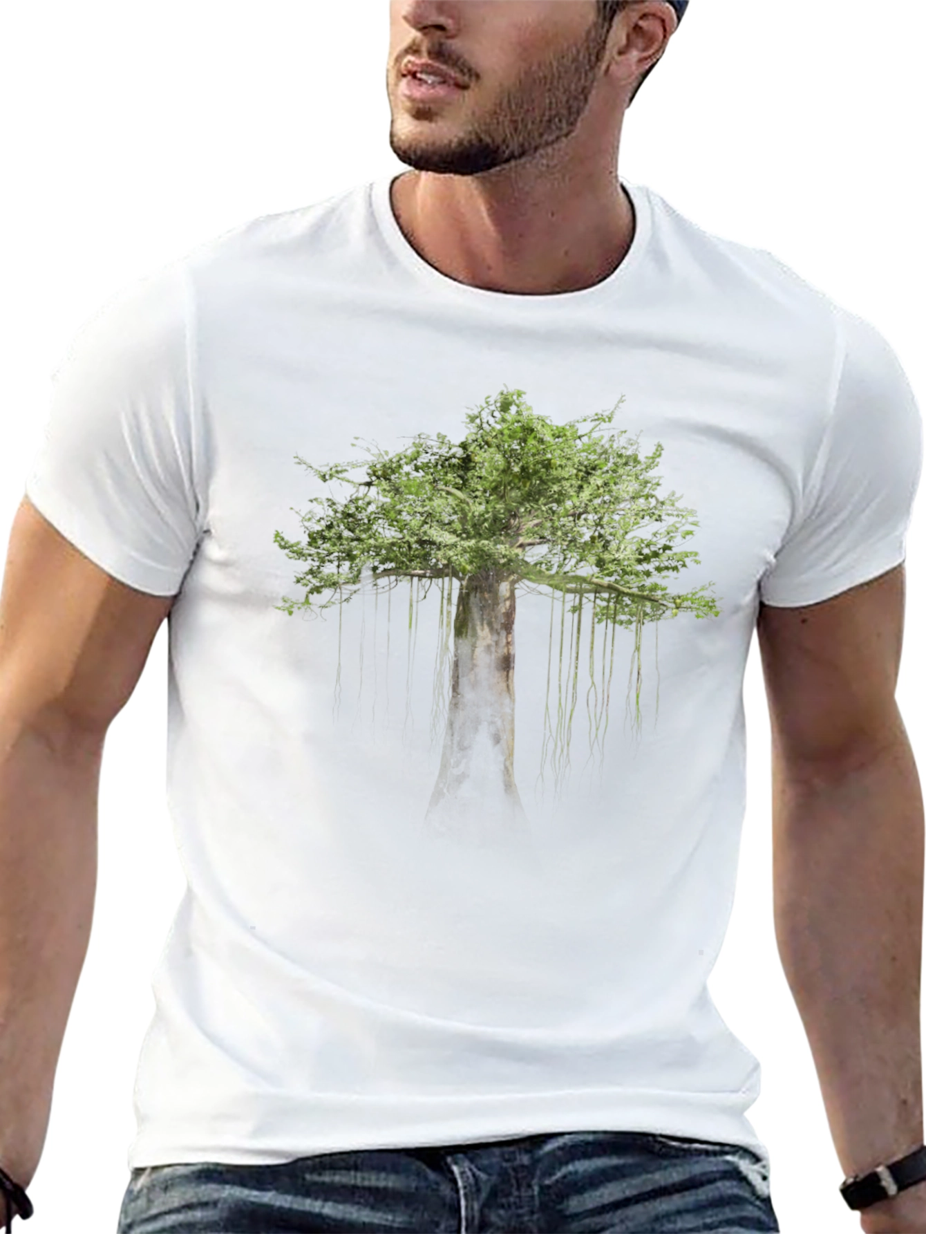 Banyan Tree Graphic Tee - Nature Inspired T-Shirt