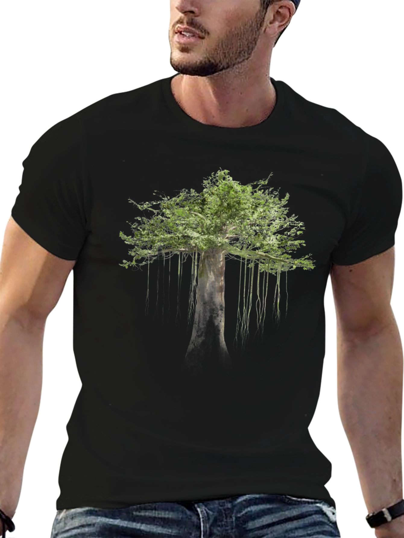 Banyan Tree Graphic Tee - Nature Inspired T-Shirt