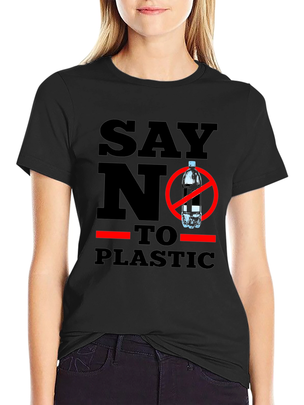 Say No To Plastic - Eco-Friendly T-Shirt