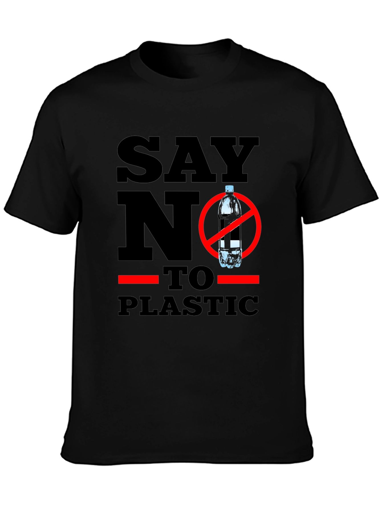 Say No To Plastic - Eco-Friendly T-Shirt