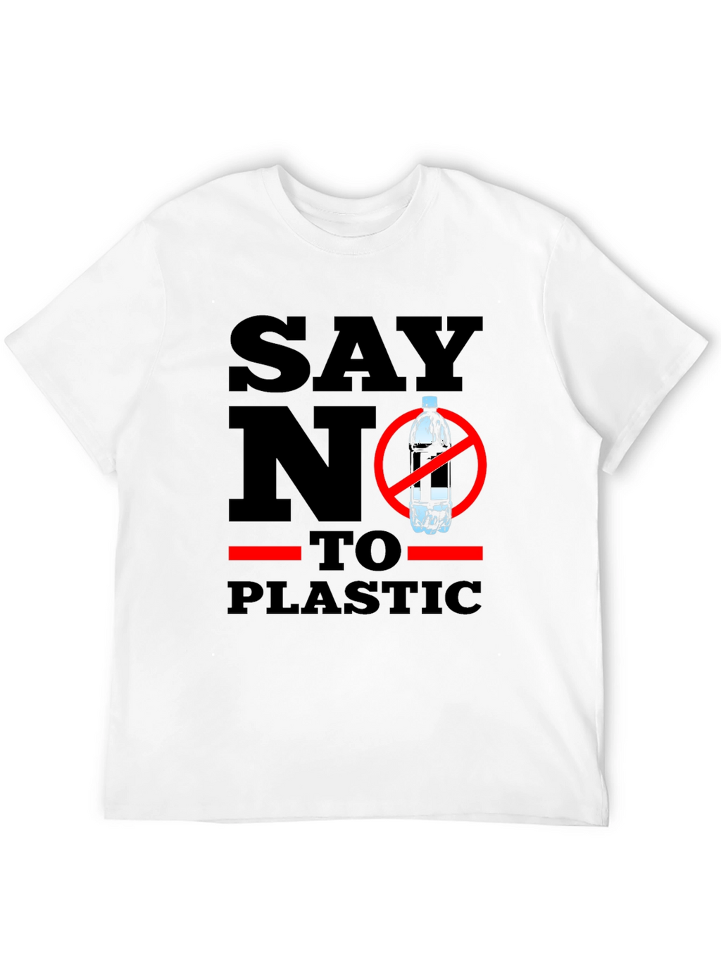 Say No To Plastic - Eco-Friendly T-Shirt