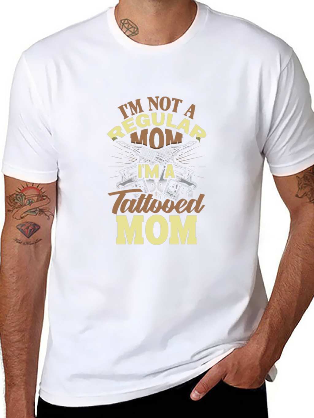Tattooed Mom Graphic Tee - Badass Style
