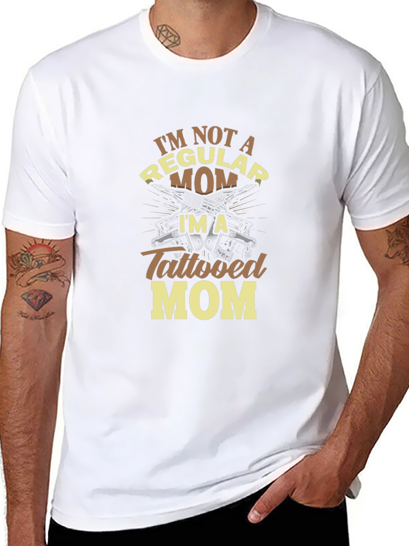 Tattooed Mom Graphic Tee - Badass Style