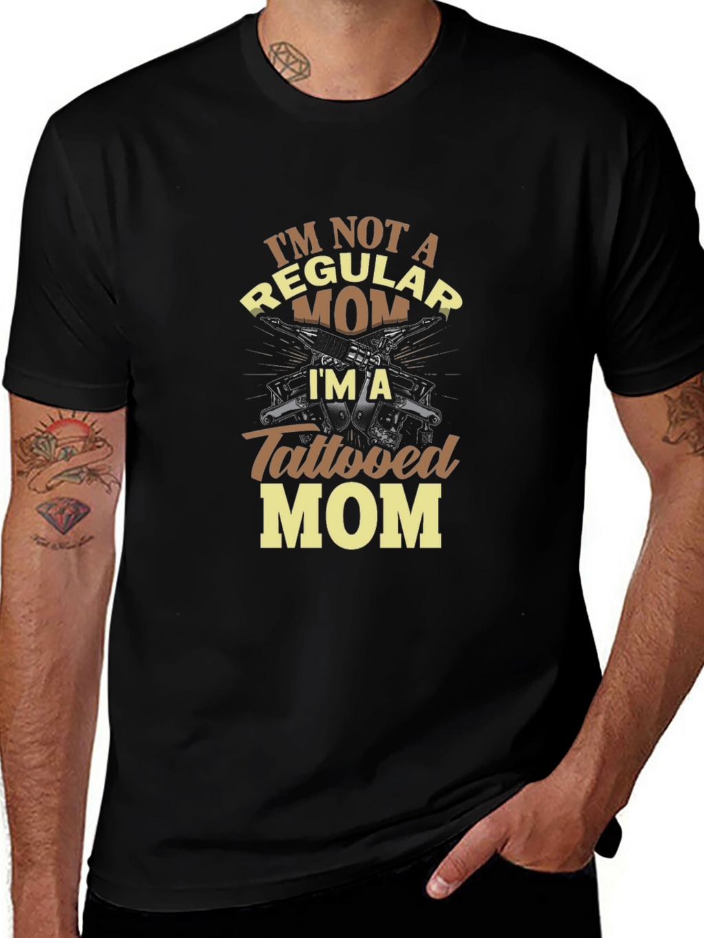 Tattooed Mom Graphic Tee - Badass Style