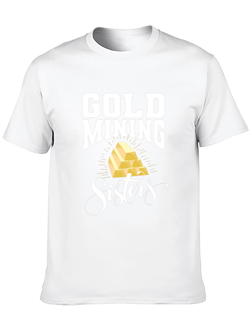 Gold Mining Sisters Black T-Shirt