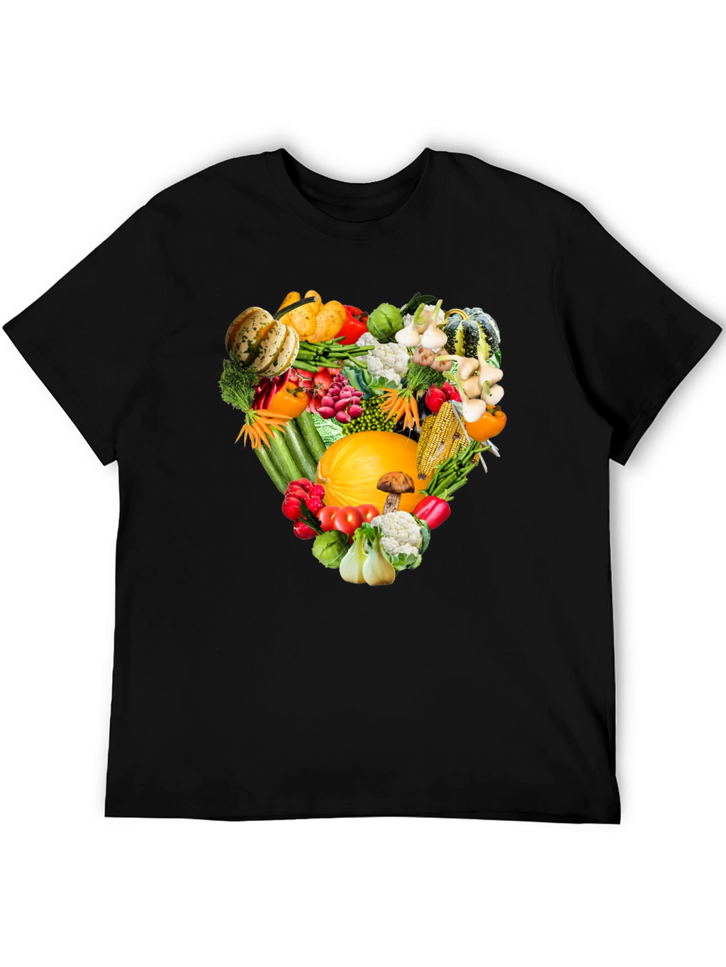 Vegetable Heart T-Shirt - Healthy Food Tee