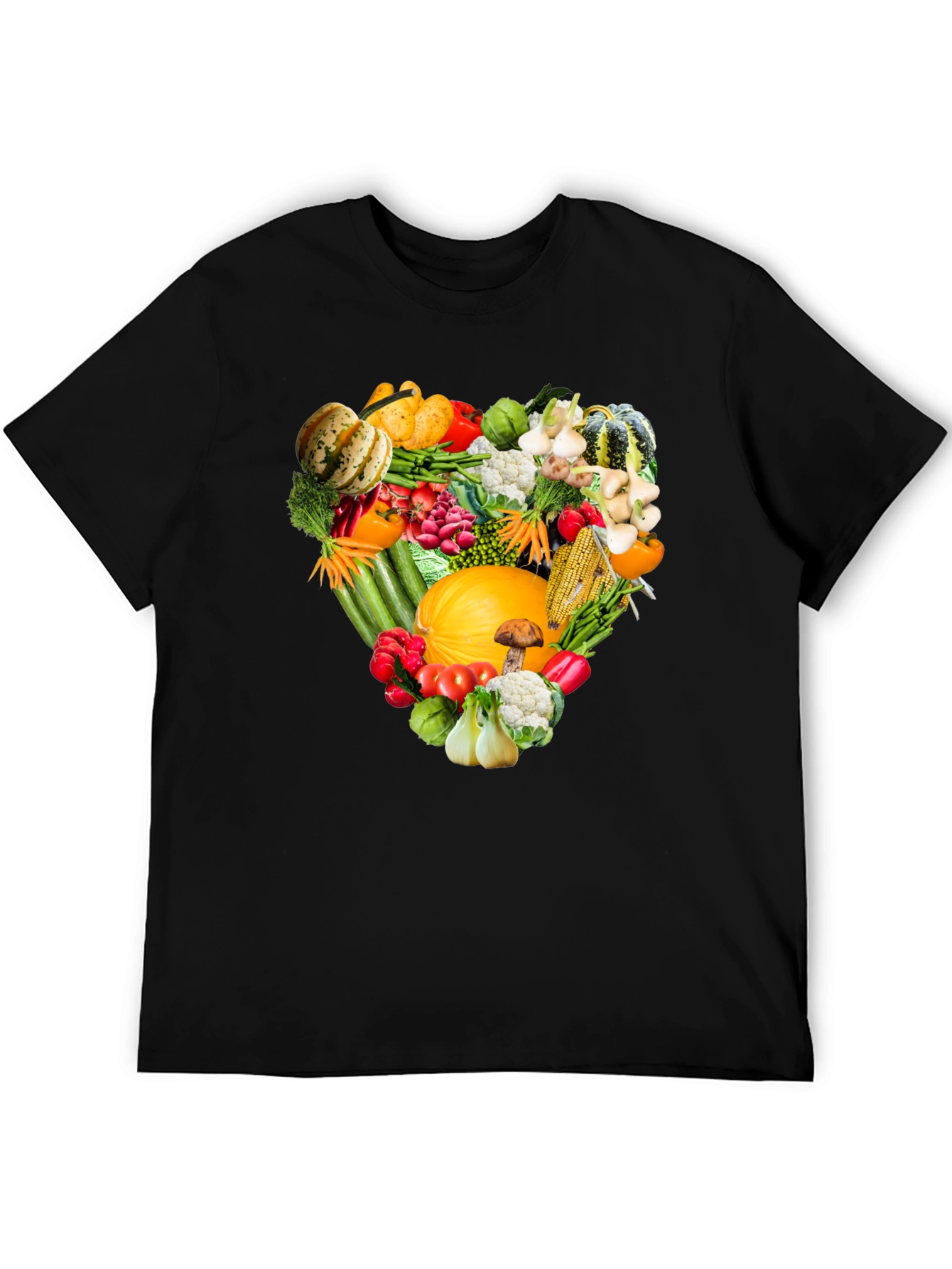 Vegetable Heart T-Shirt - Healthy Food Tee