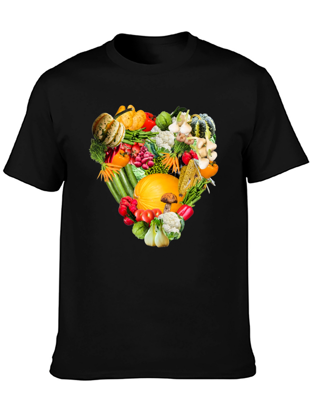 Vegetable Heart T-Shirt - Healthy Food Tee