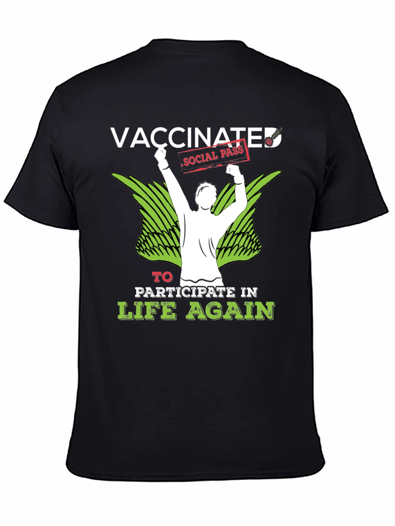 Vaccinated Social Pass T-Shirt