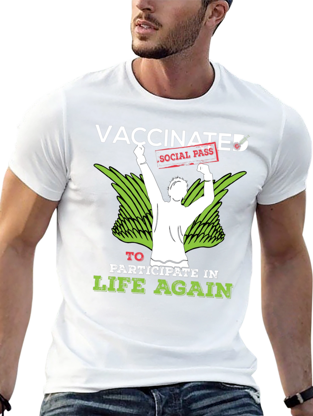 Vaccinated Social Pass T-Shirt