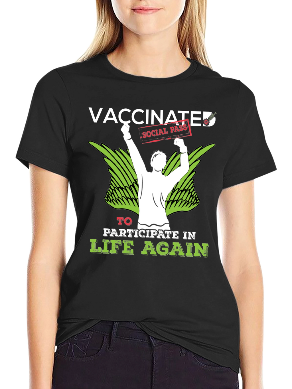 Vaccinated Social Pass T-Shirt