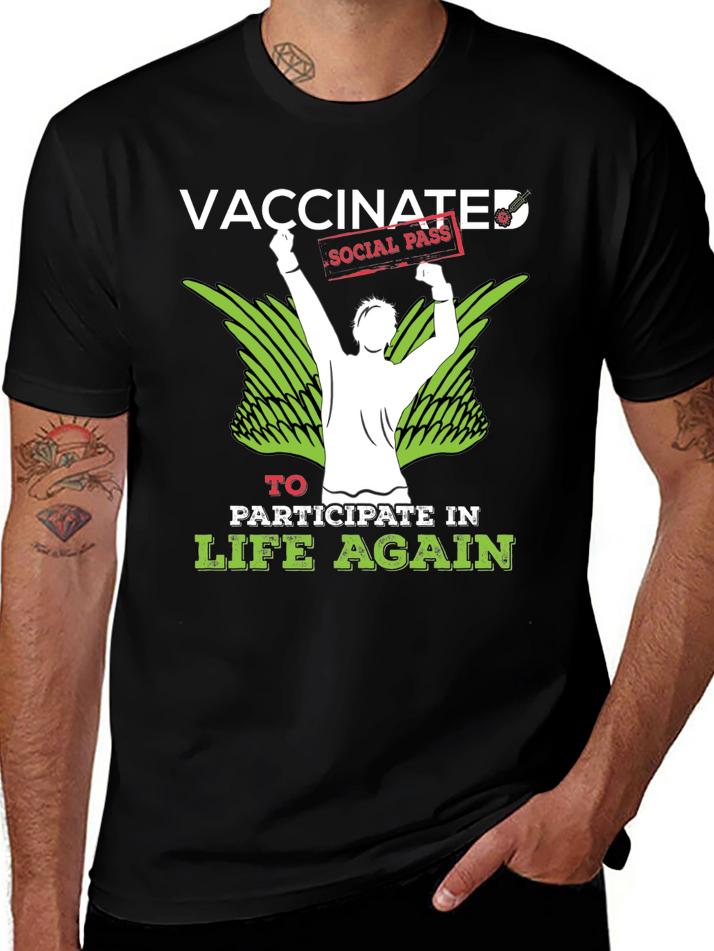 Vaccinated Social Pass T-Shirt