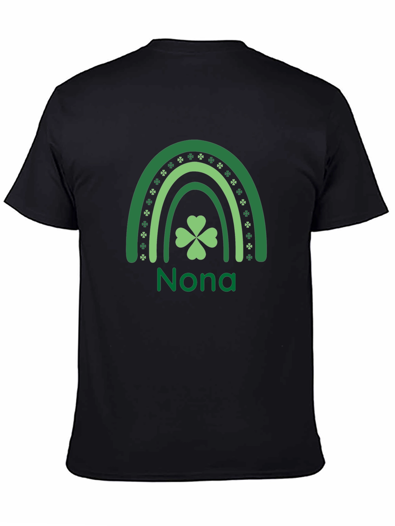 Nona St. Patricks Day Rainbow Clover T-Shirt