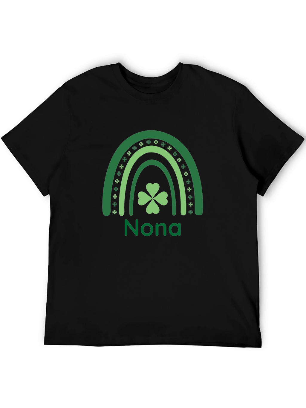 Nona St. Patricks Day Rainbow Clover T-Shirt