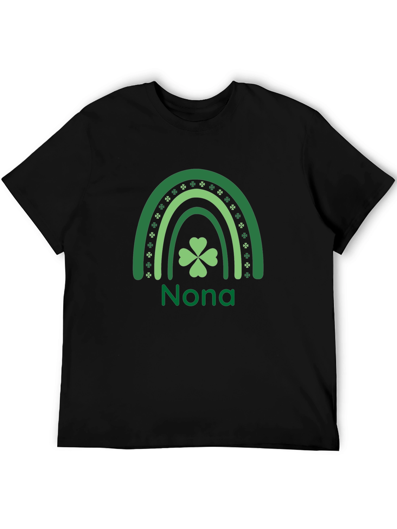 Nona St. Patricks Day Rainbow Clover T-Shirt