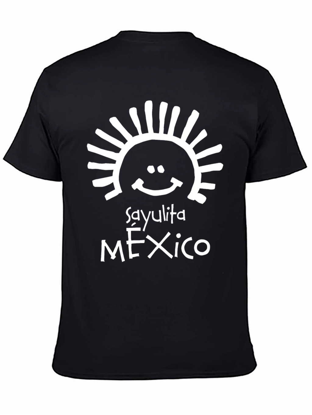 Sayulita Mexico Graphic T-Shirt - Casual Black Tee