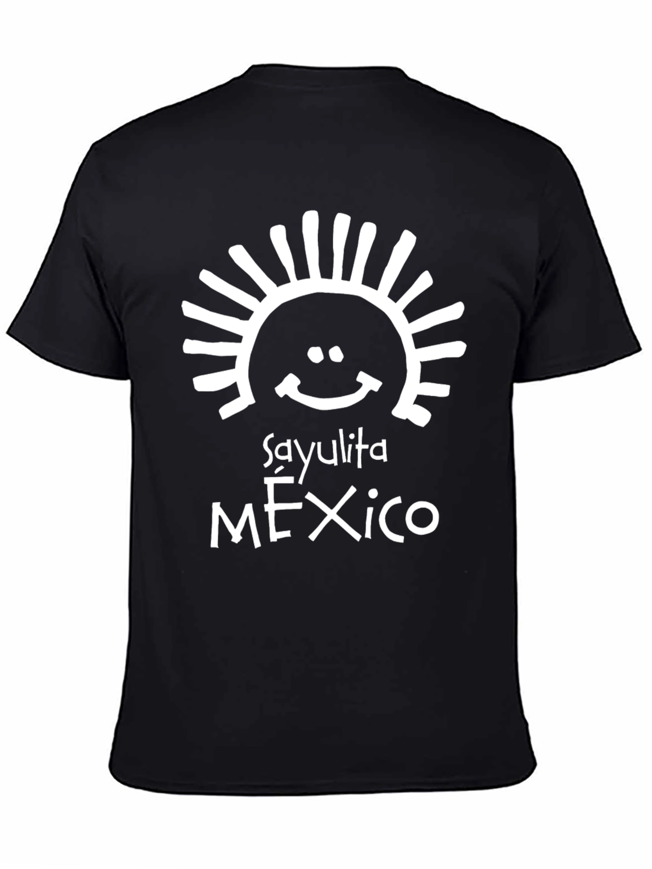 Sayulita Mexico Graphic T-Shirt - Casual Black Tee
