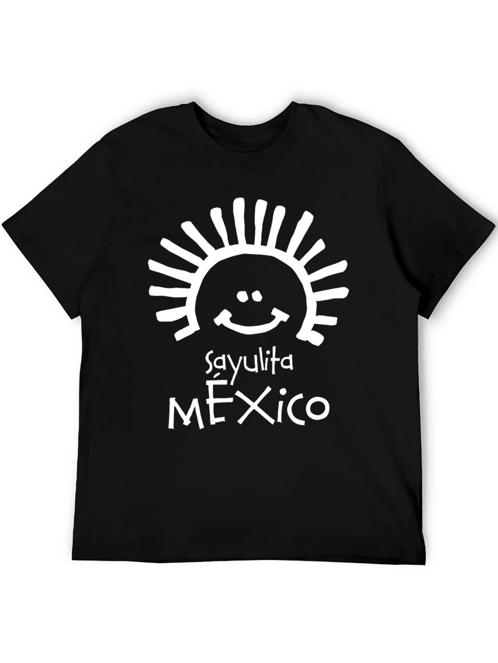 Sayulita Mexico Graphic T-Shirt - Casual Black Tee
