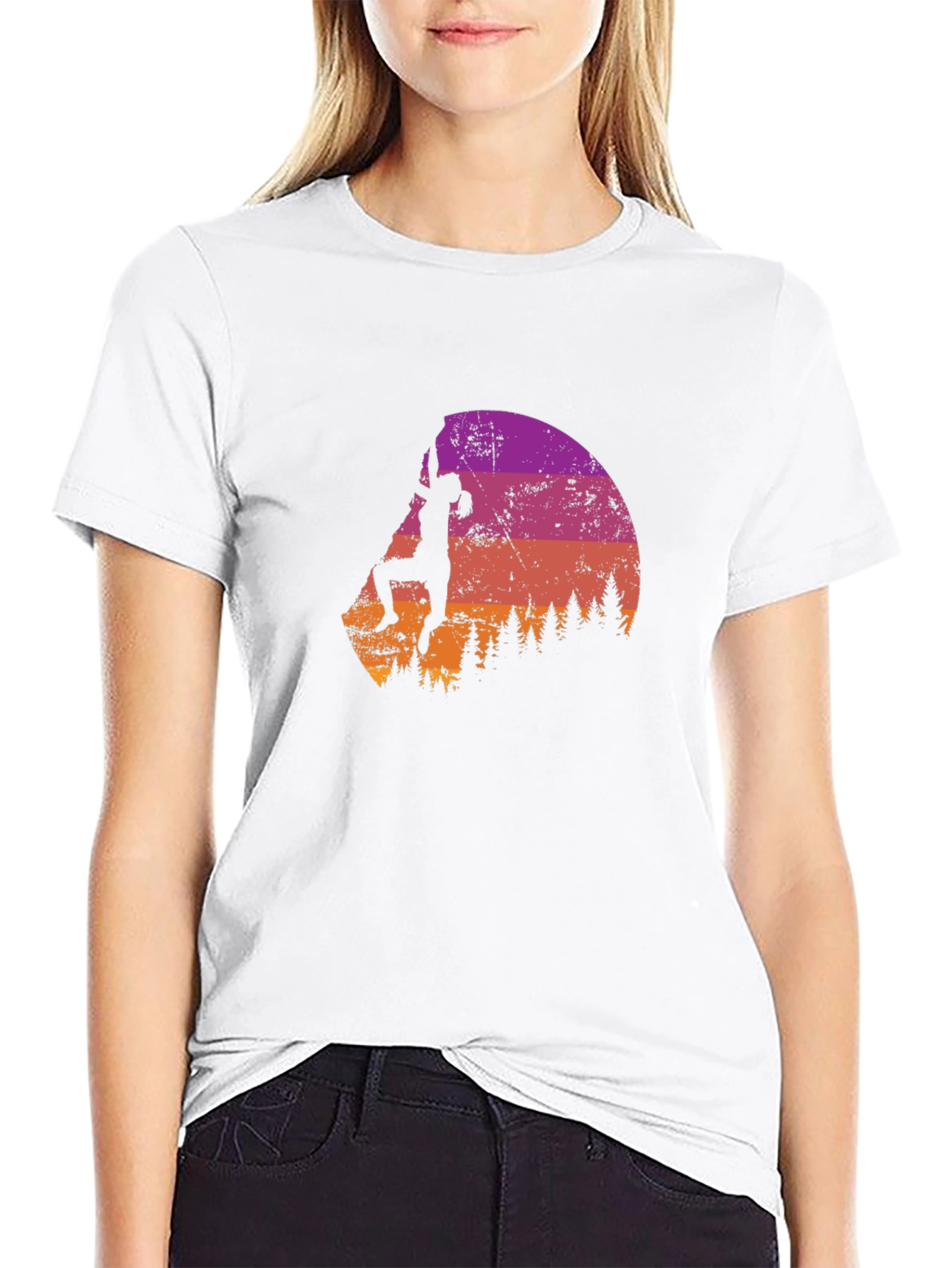 Climbing Silhouette Graphic Tee - Adventure Ready