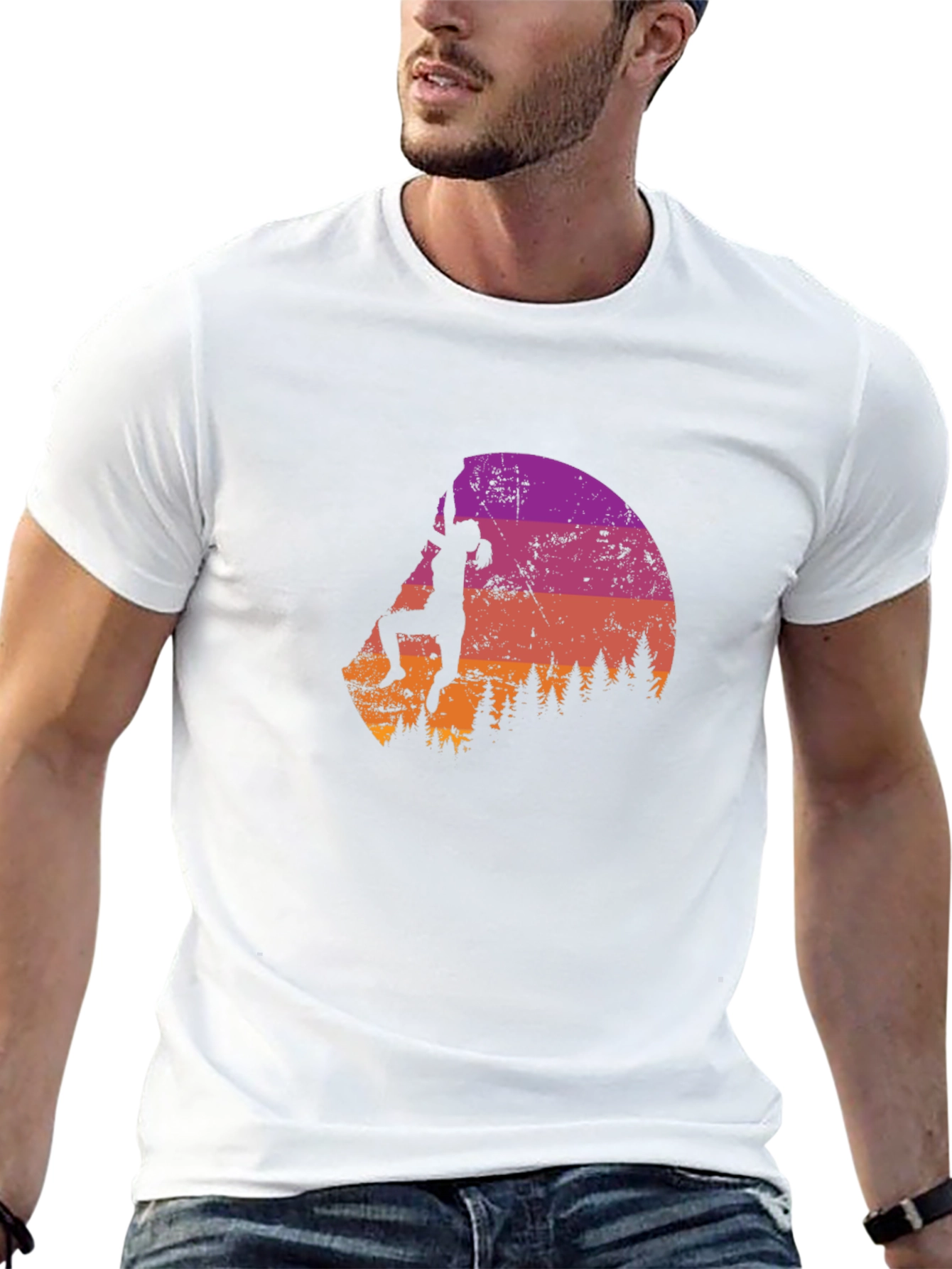 Climbing Silhouette Graphic Tee - Adventure Ready