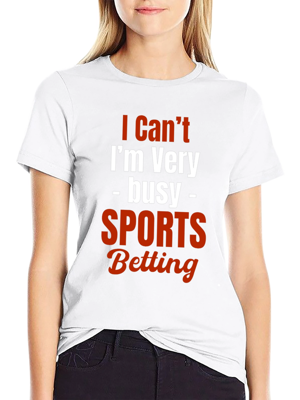 I Cant Im Very Busy Sports Betting T-Shirt